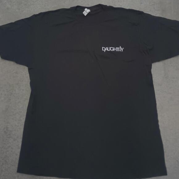 Daughtry - Live From Home Tour - Concert T-Shirt - Mens XL Black Band Tee - Picture 2 of 4